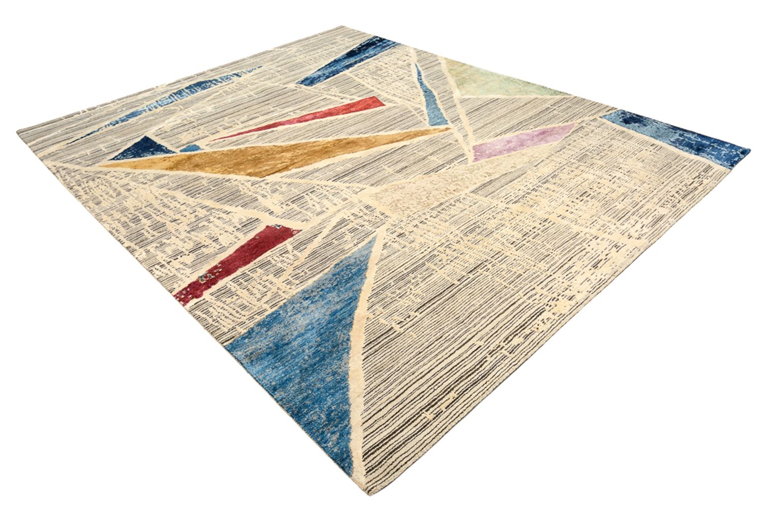 Tappeto di design - 303 x 246 cm - multicolore