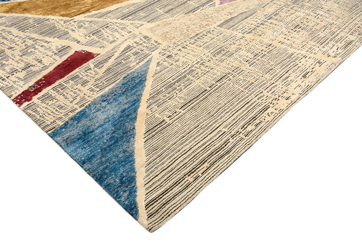 Tapis design - 303 x 246 cm - multicolore