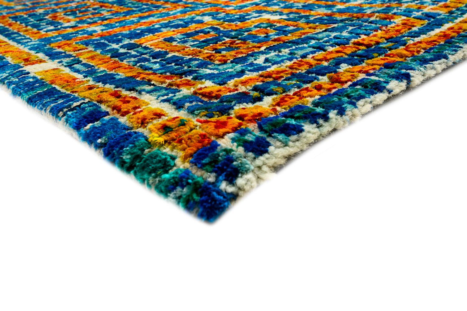 Designer Rug - 309 x 245 cm - blue