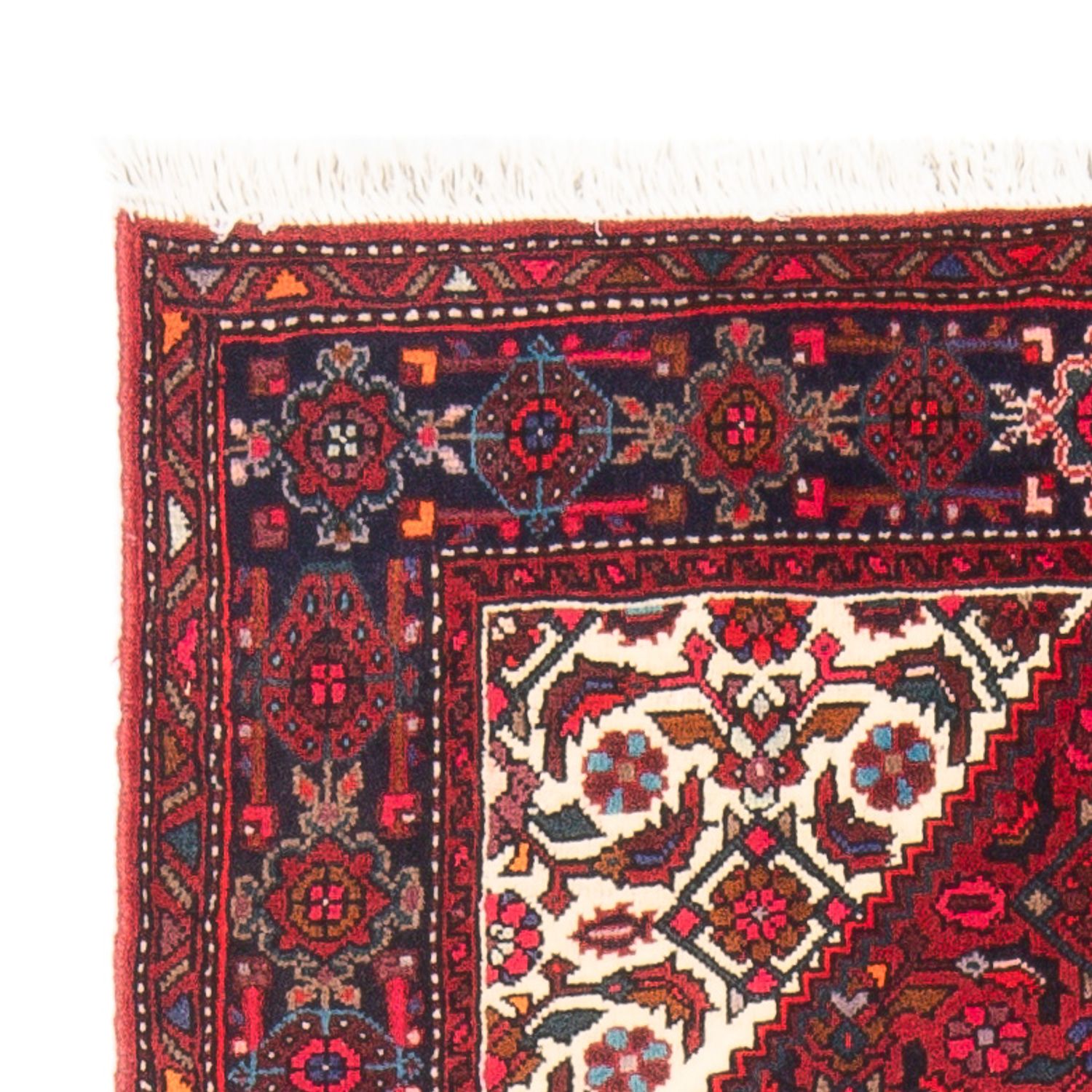 Tapis persan - Nomadic - 115 x 83 cm - rouge clair