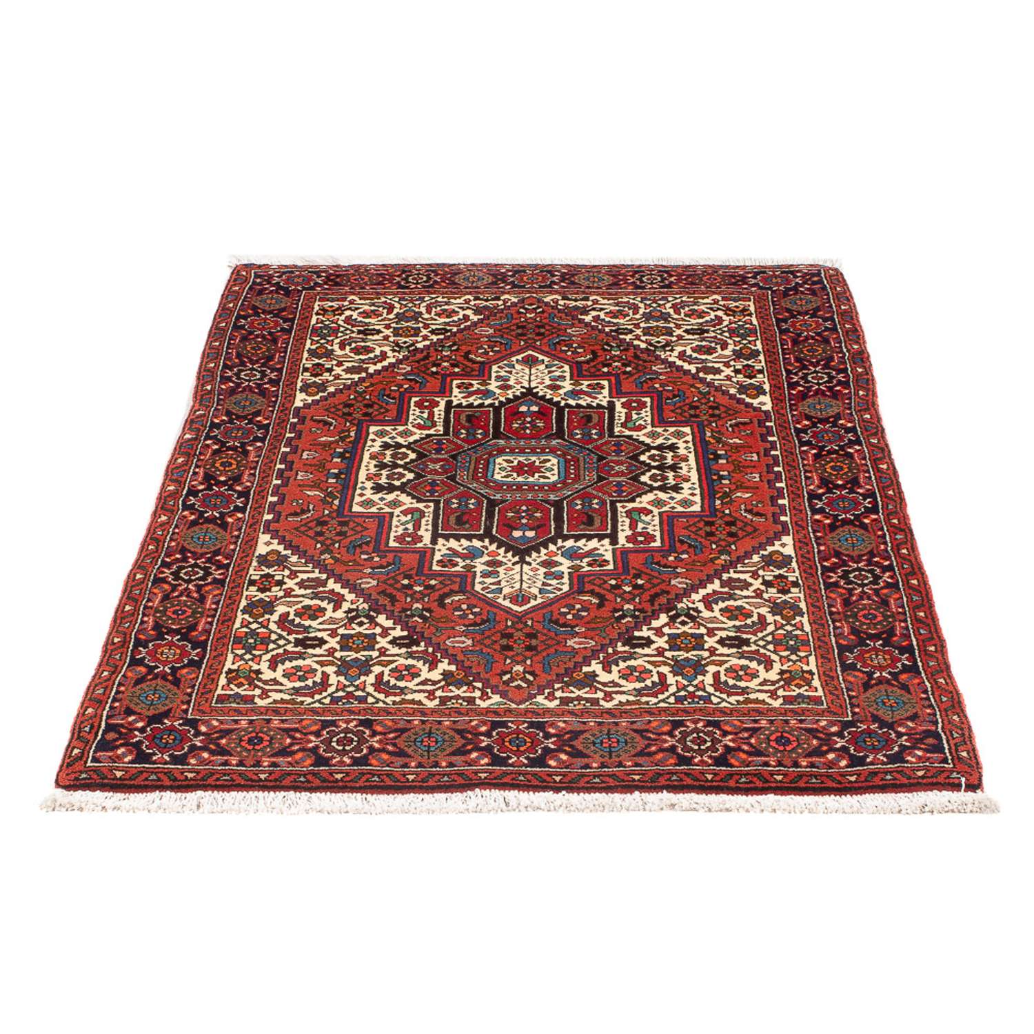 Persisk teppe - Nomadisk - 150 x 70 cm - lys rød