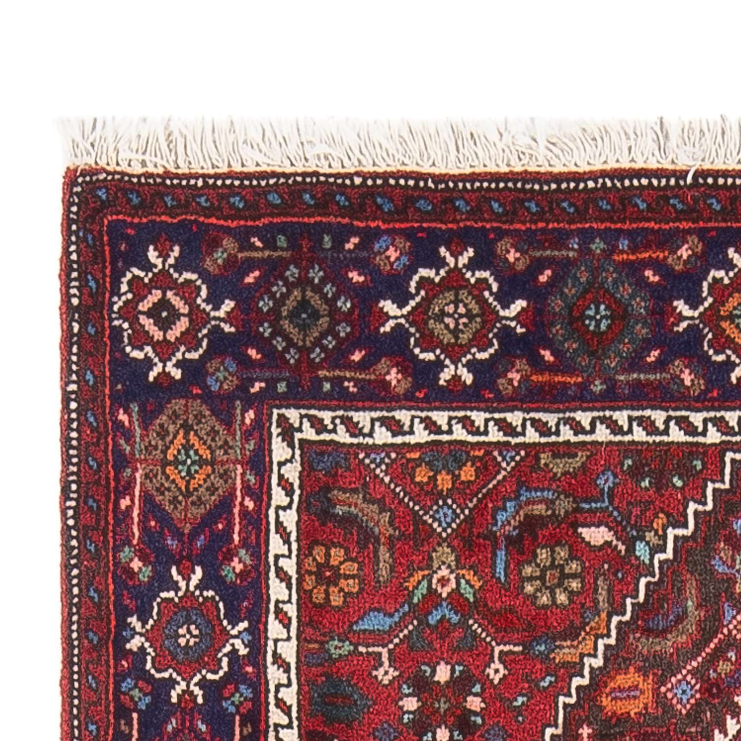 Persisk teppe - Nomadisk - 130 x 90 cm - lys rød