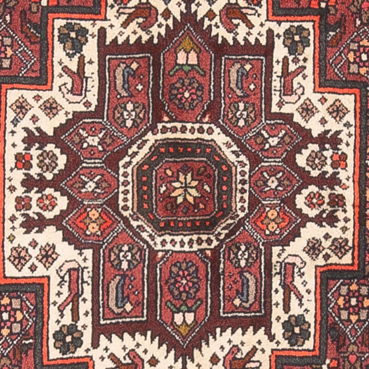 Alfombra persa - Nómada - 130 x 82 cm - crema
