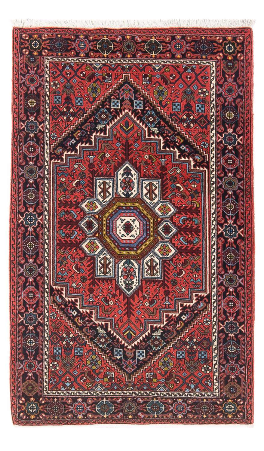Alfombra persa - Nómada - 129 x 70 cm - rojo