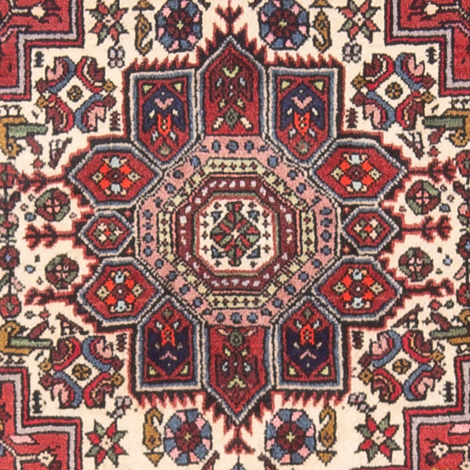 Tapis persan - Nomadic - 126 x 81 cm - rouille