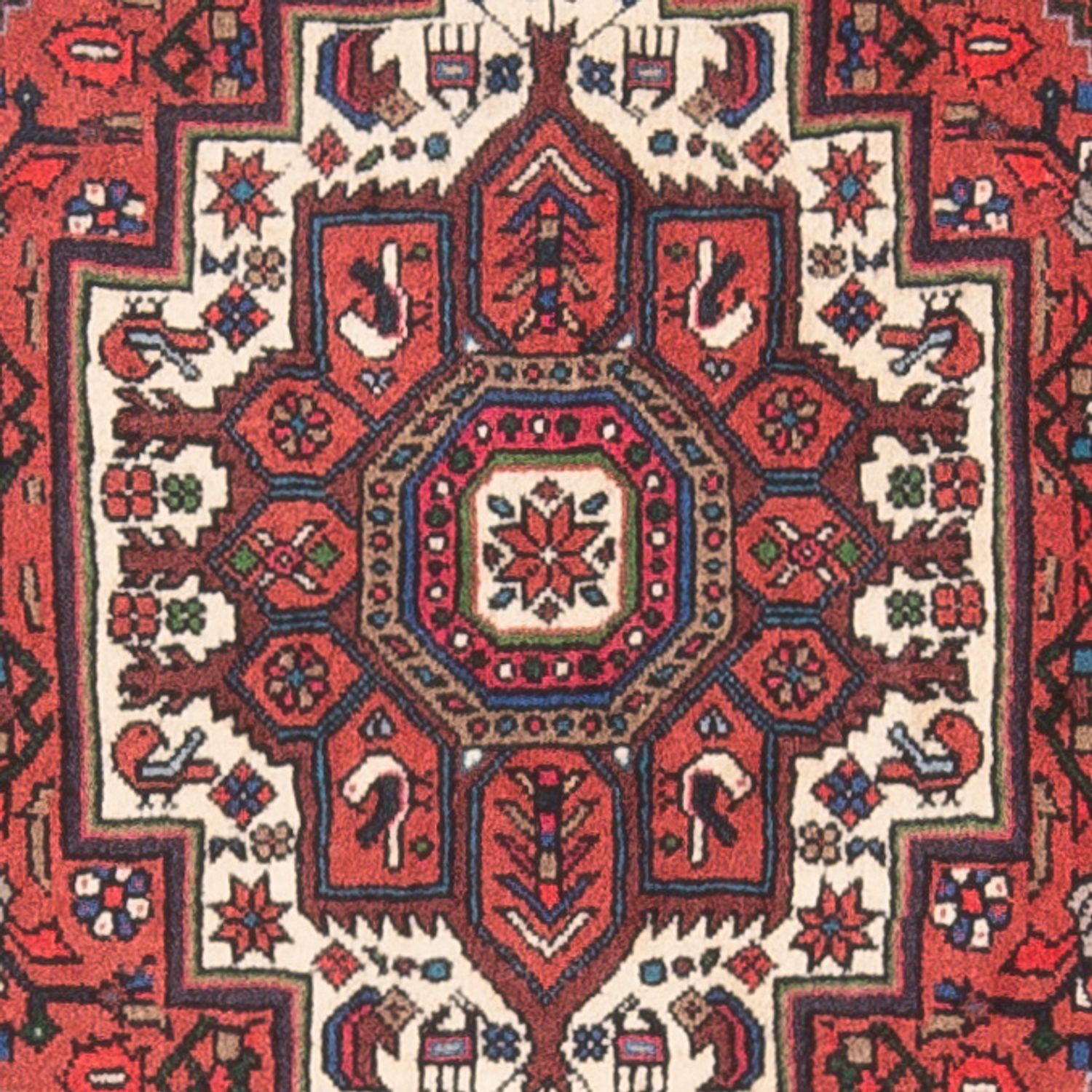 Tapis persan - Nomadic - 120 x 75 cm - rouille