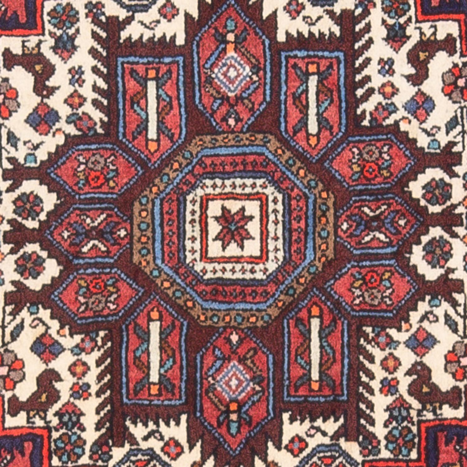 Tapis persan - Nomadic - 122 x 78 cm - crème