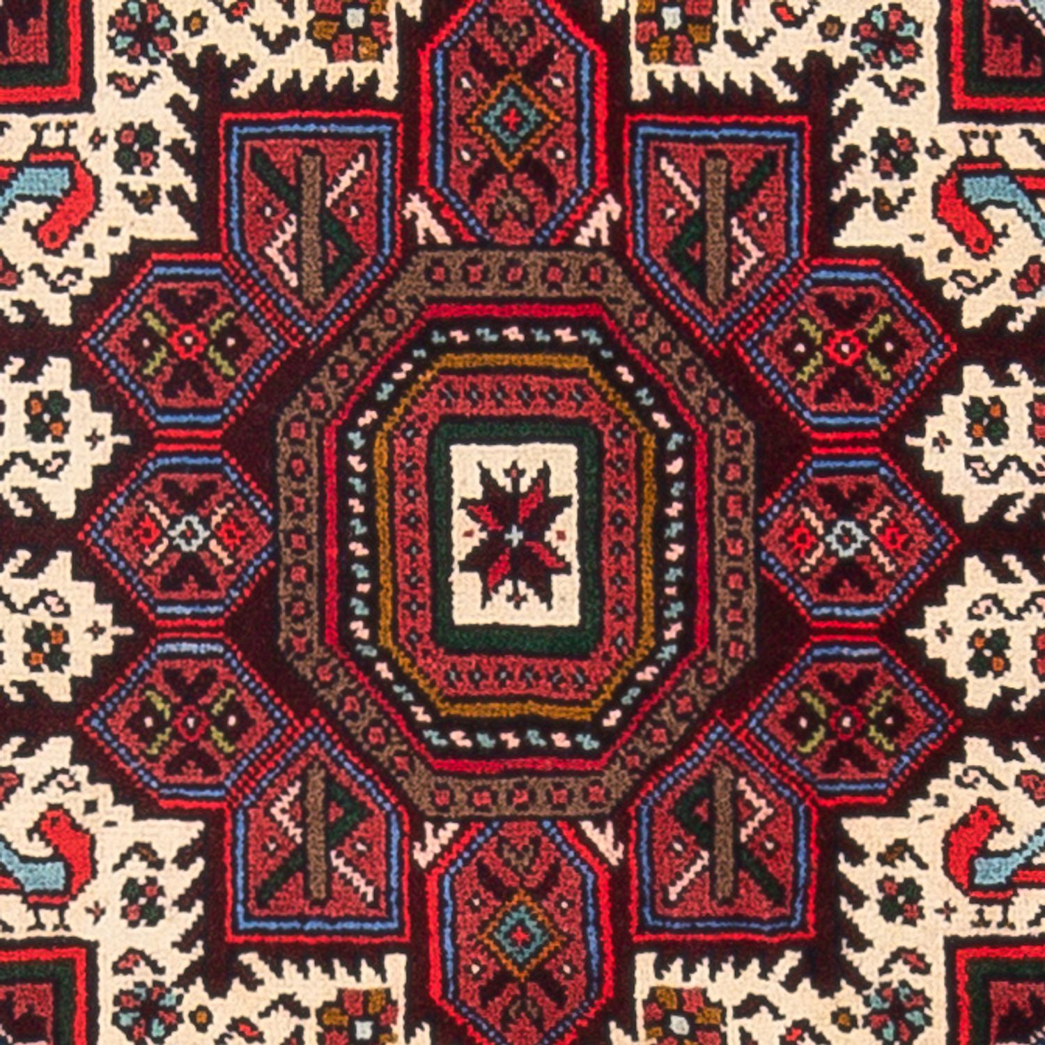 Tapis persan - Nomadic - 120 x 81 cm - rouge