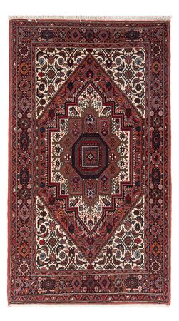 Alfombra persa - Nómada - 126 x 84 cm - rojo oscuro