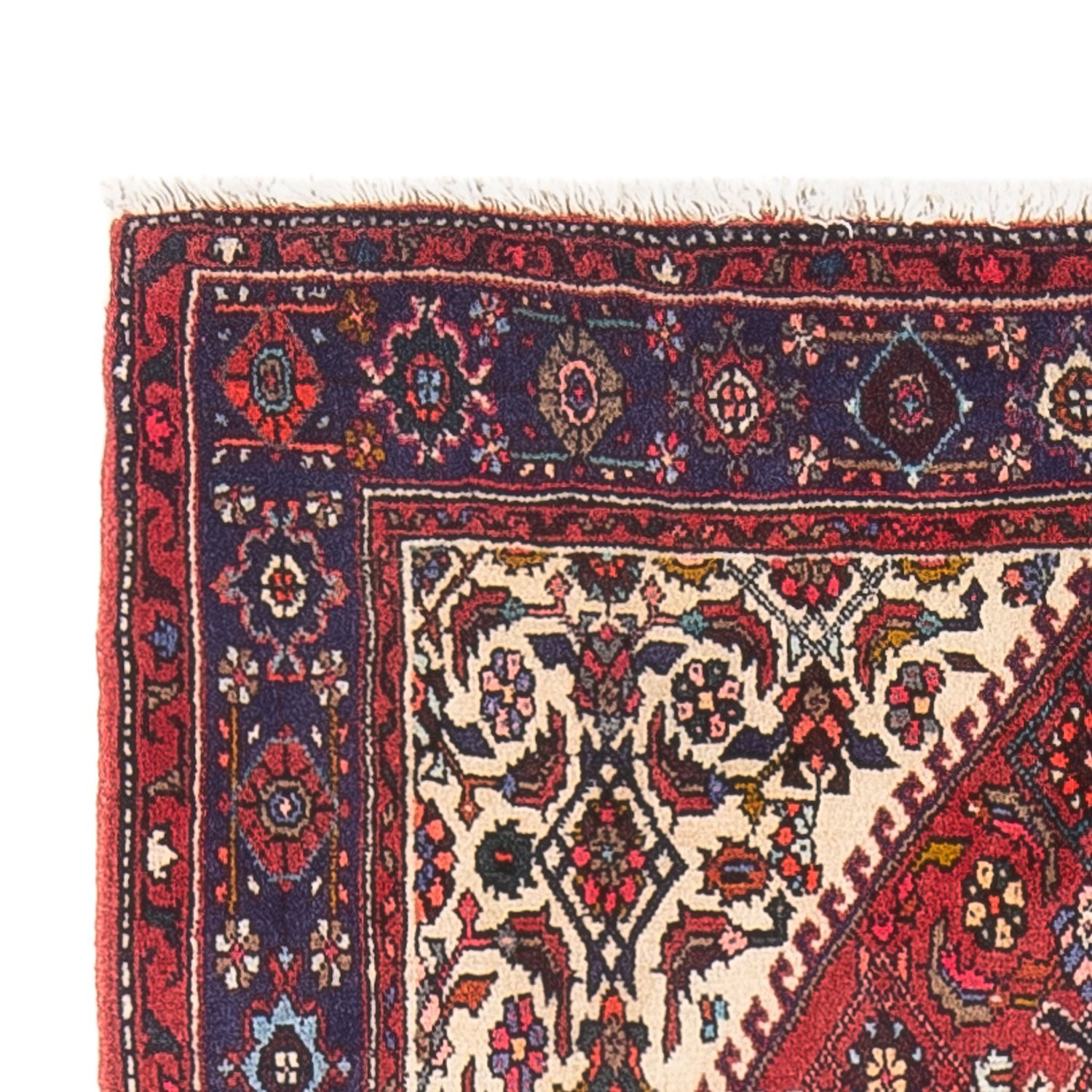 Tapis persan - Nomadic - 131 x 83 cm - rouge