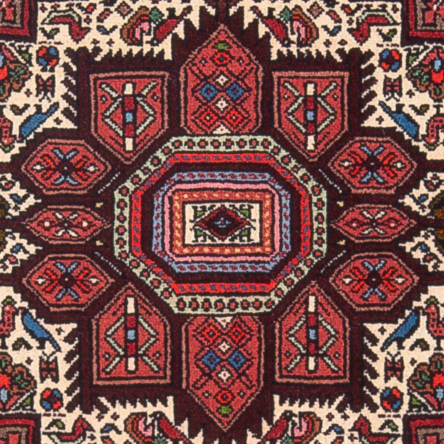 Tapis persan - Nomadic - 125 x 75 cm - crème