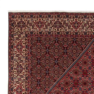 Alfombra persa - Bidjar - 342 x 252 cm - rojo oscuro