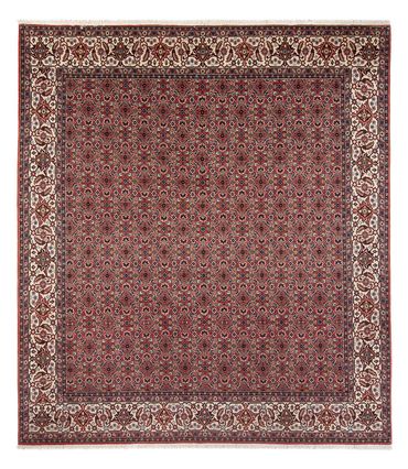 Tapis persan - Bidjar - 296 x 248 cm - rouge foncé