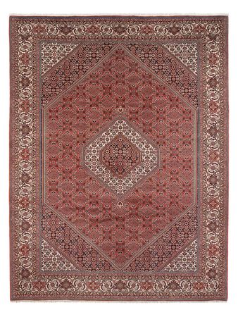 Alfombra persa - Bidjar - 333 x 247 cm - rojo oscuro