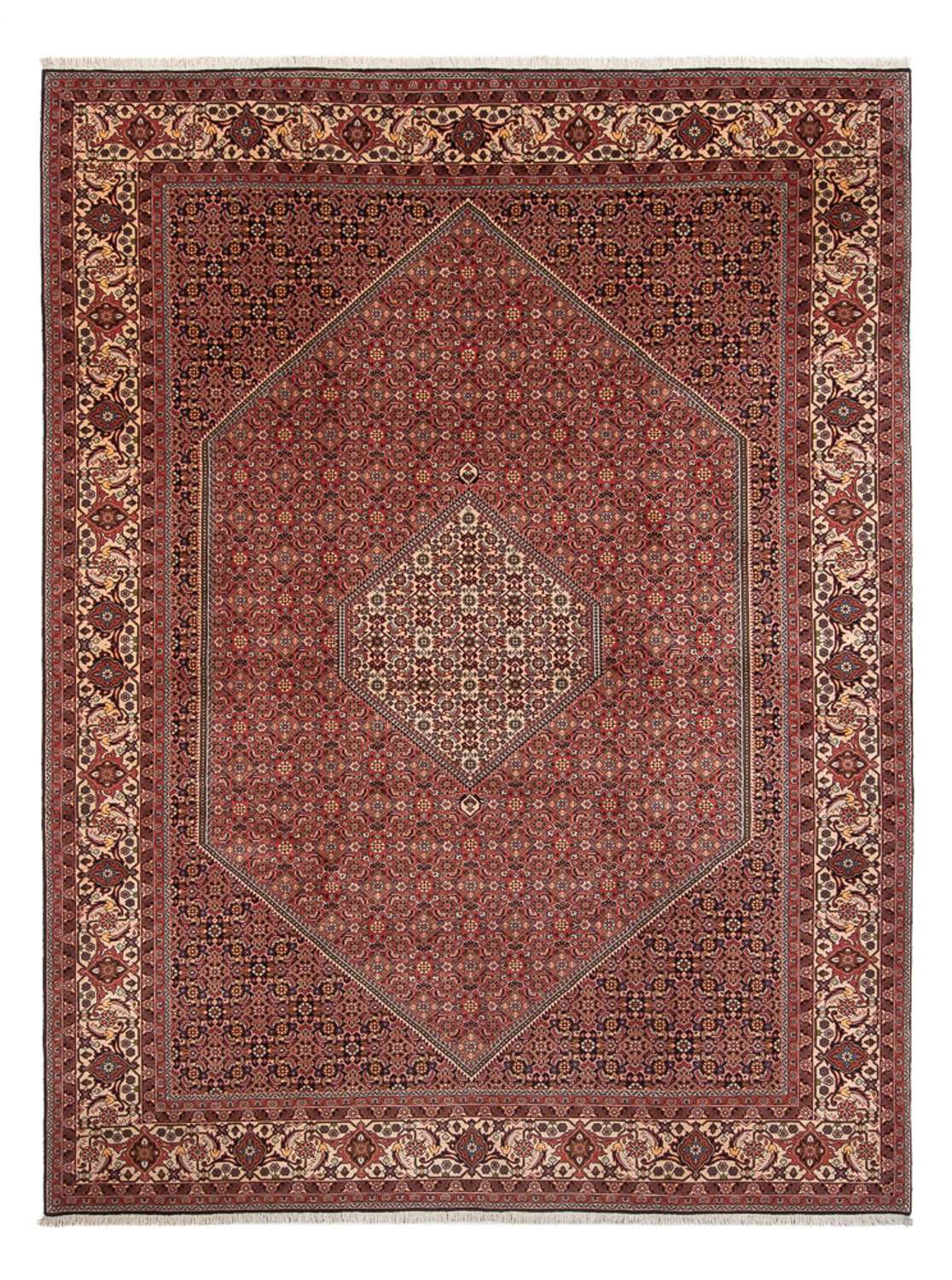 Perser Rug - Bidjar - 340 x 250 cm - dark red