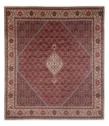 Tappeto Persero - Bidjar - 294 x 253 cm - rosso scuro