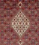 Alfombra persa - Bidjar - 294 x 253 cm - rojo oscuro