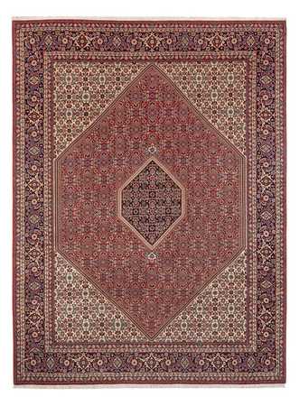 Tapis persan - Bidjar - 341 x 246 cm - rouge foncé