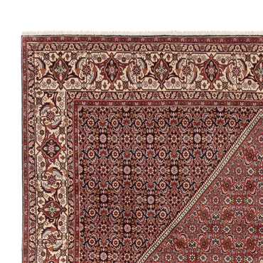 Tapis persan - Bidjar - 343 x 250 cm - rouge foncé