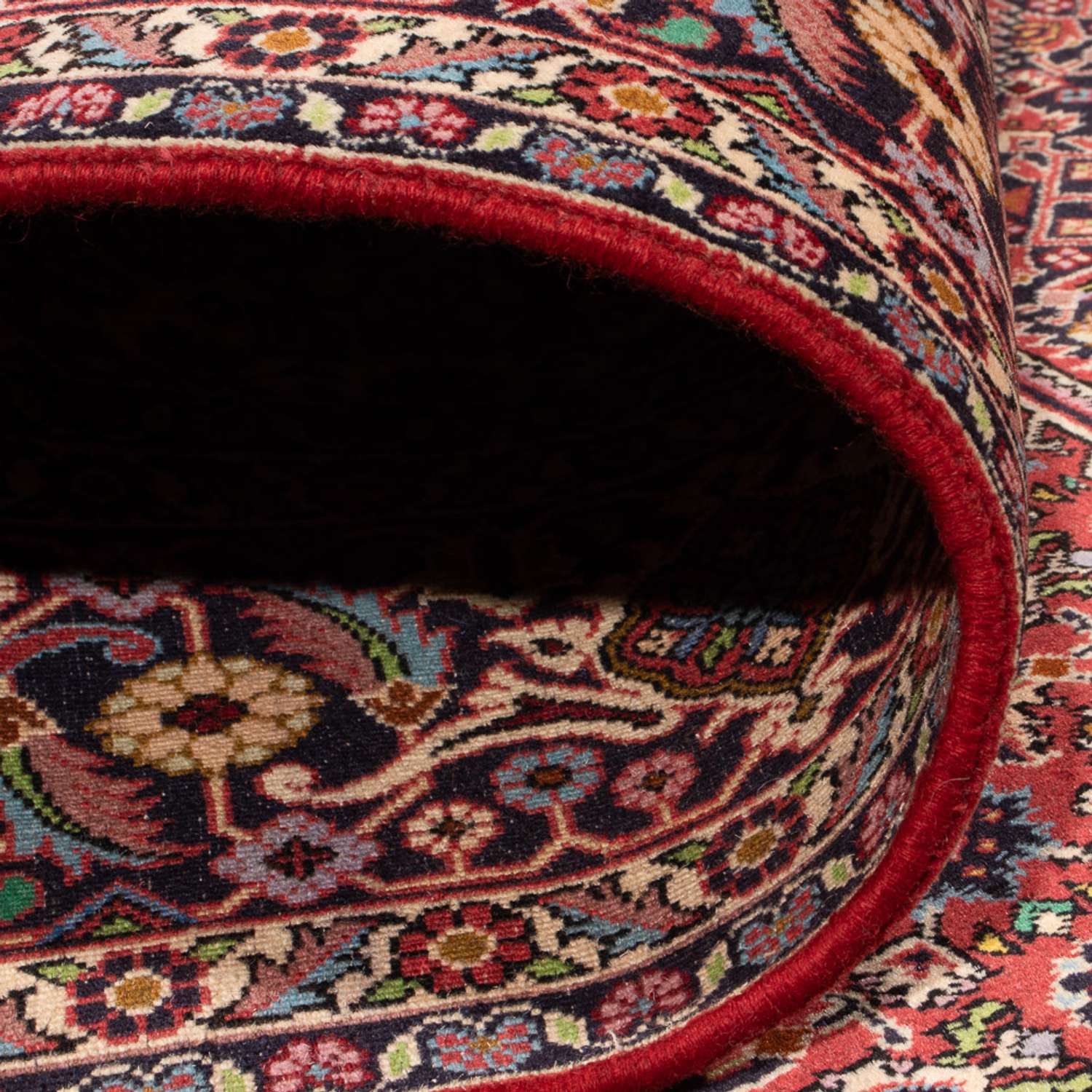 Perský koberec - Bijar - Královský - 339 x 249 cm - tmavě červená