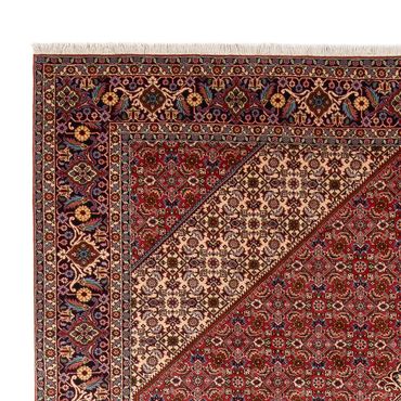 Alfombra persa - Bidjar - 339 x 249 cm - rojo oscuro