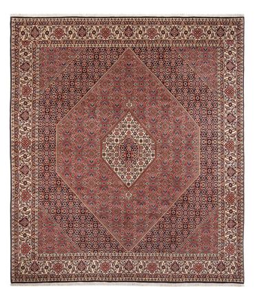 Perserteppich - Bidjar - Royal - 299 x 244 cm - dunkelrot