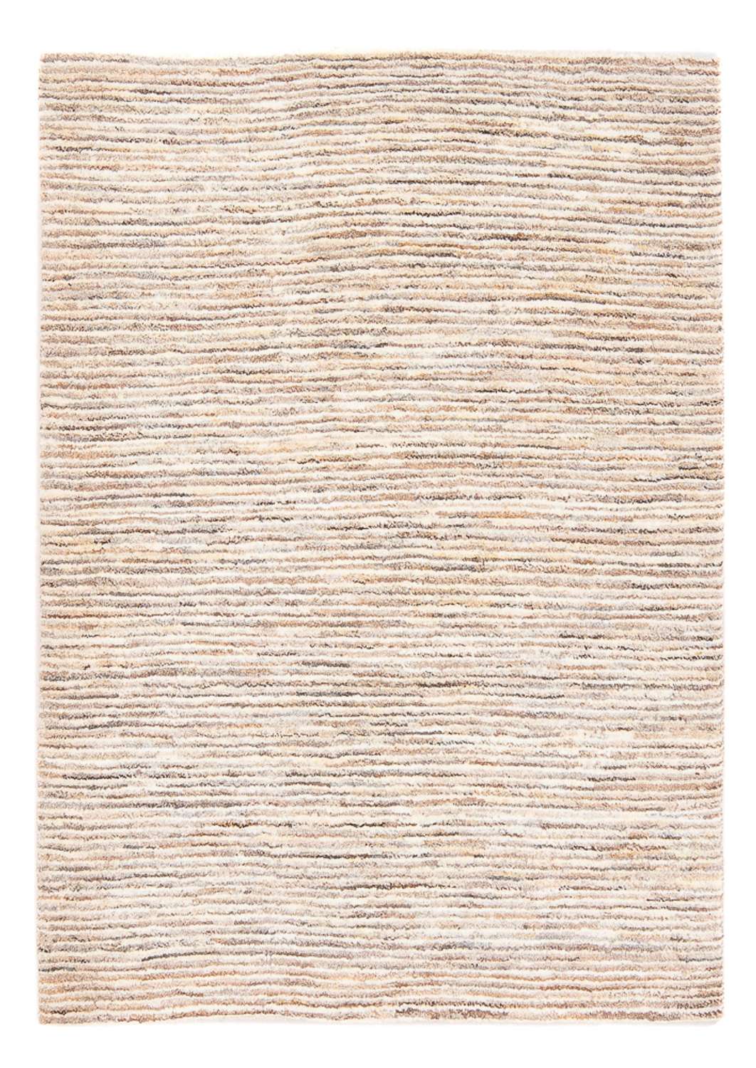 Tapis Gabbeh - Persan - 145 x 110 cm - beige foncé