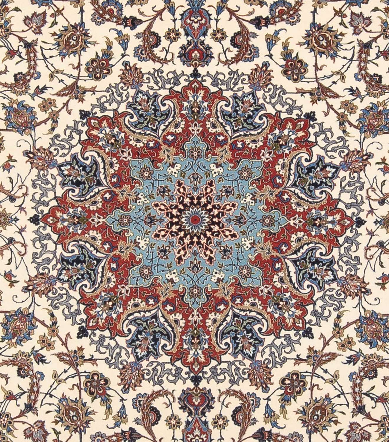 Perský koberec - Isfahán - Premium - 350 x 240 cm - krémová