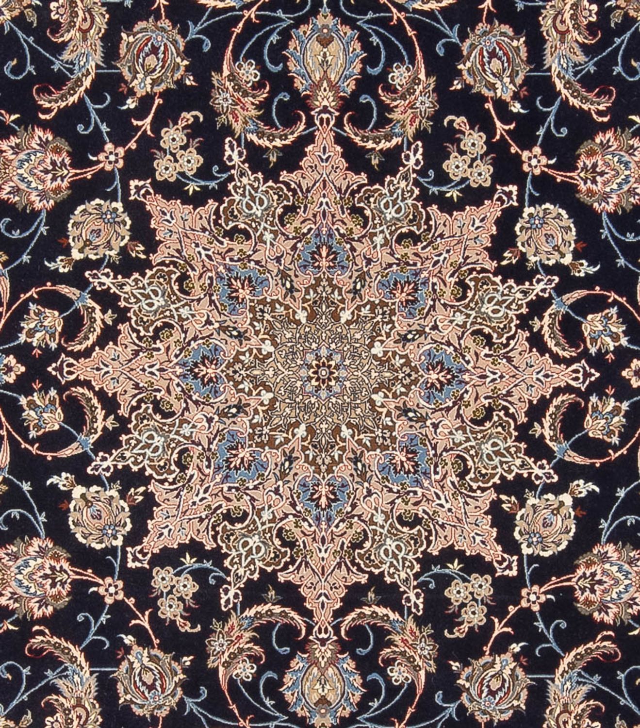 Tapete Persa - Isfahan - Premium - 355 x 255 cm - azul escuro