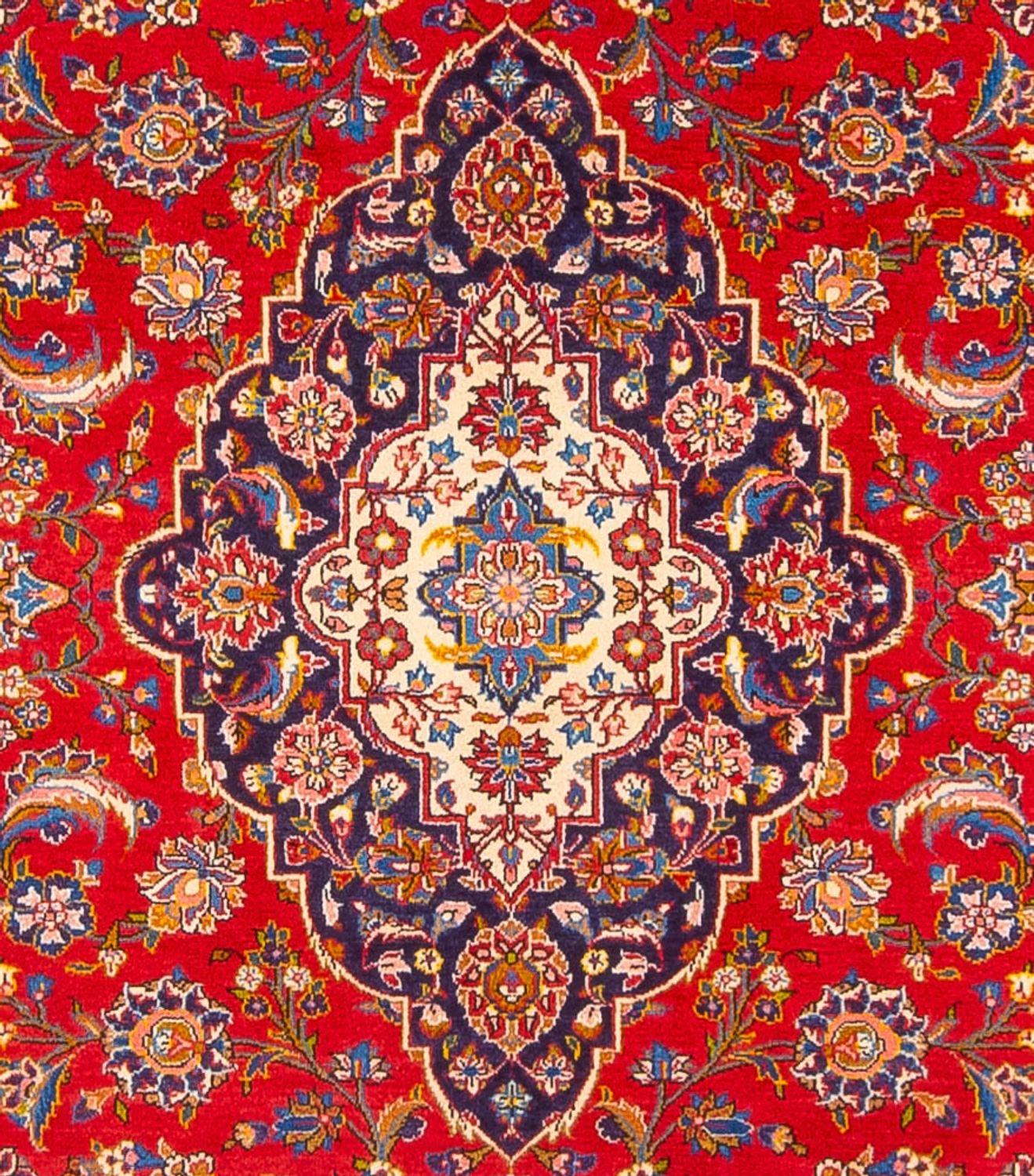 Tapete persa - Keshan - 338 x 230 cm - vermelho