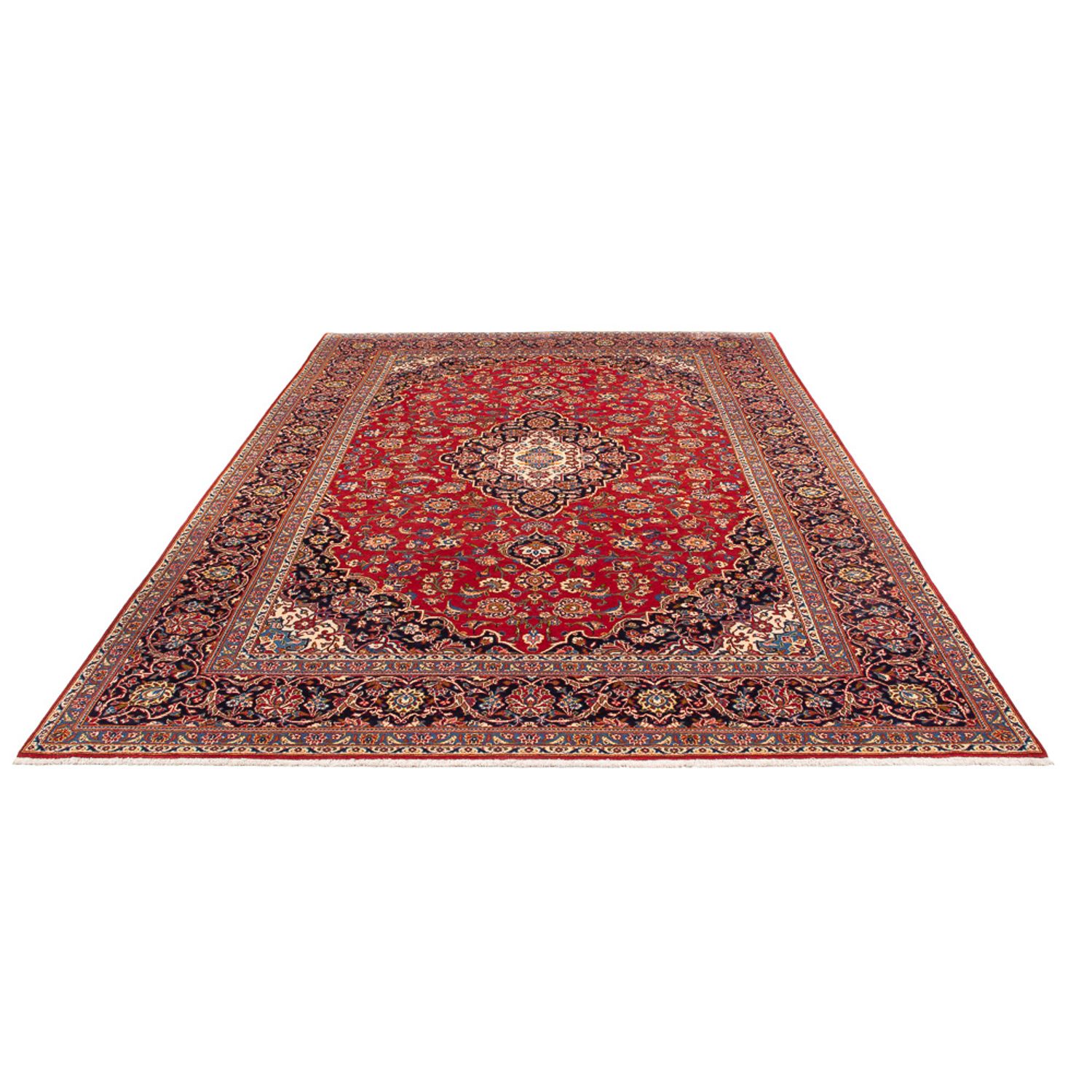 Perser Rug - Keshan - 338 x 230 cm - red