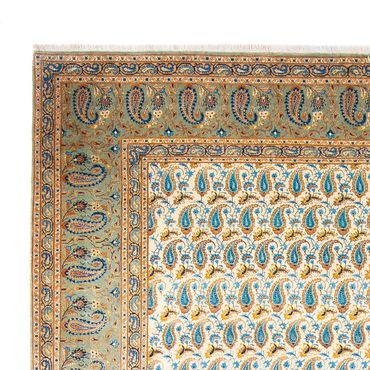 Tapis persan - Keshan - 350 x 270 cm - vert clair