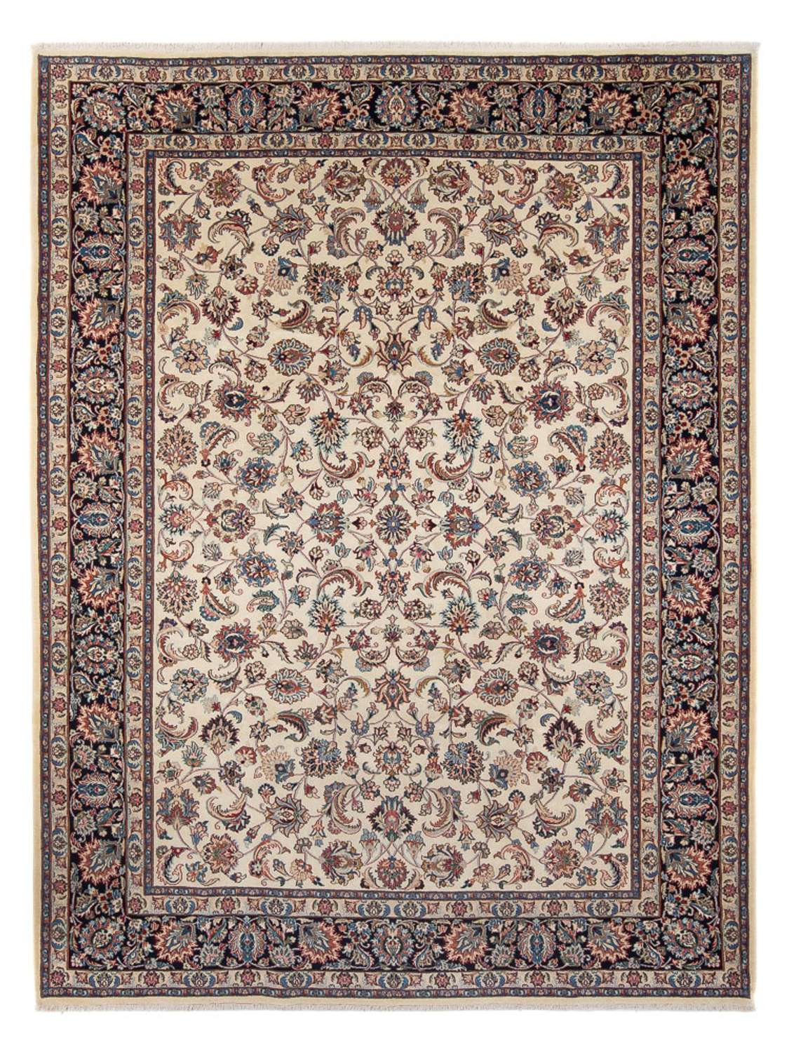 Alfombra persa - Clásica - Real - 340 x 244 cm - crema