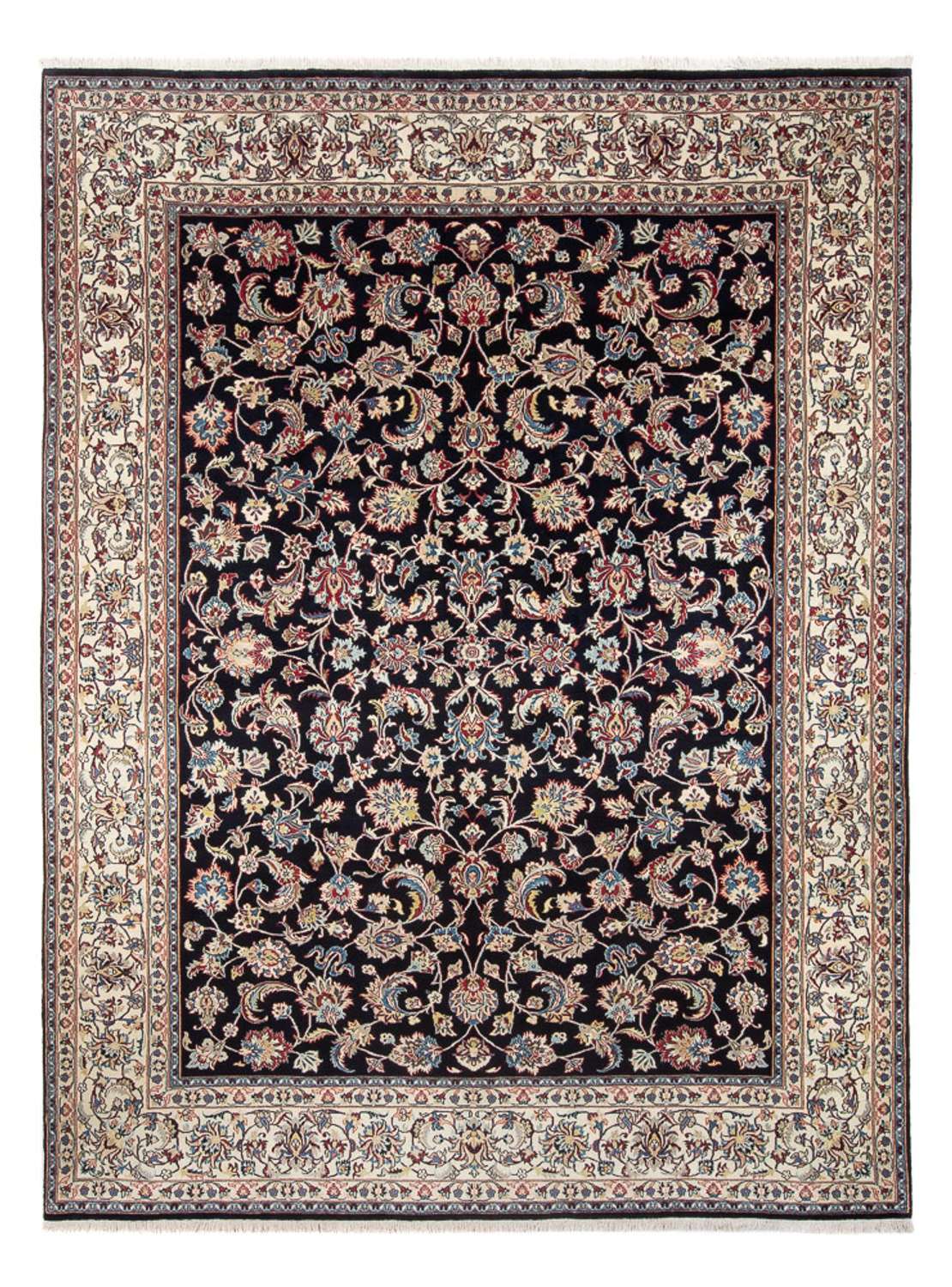 Persisk teppe - klassisk - 340 x 243 cm - mørkeblå