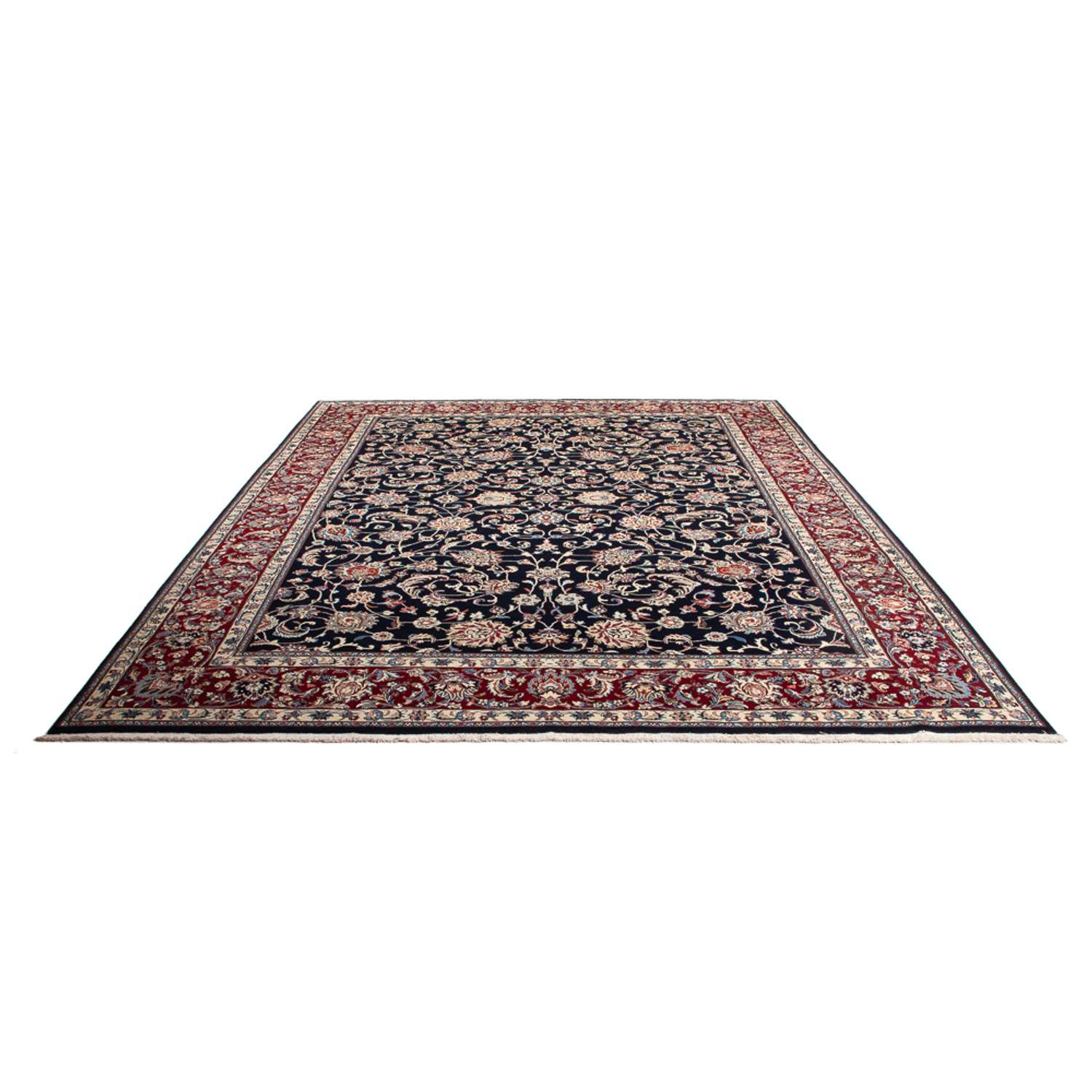 Perský koberec - Klasický - 348 x 248 cm - tmavě modrá