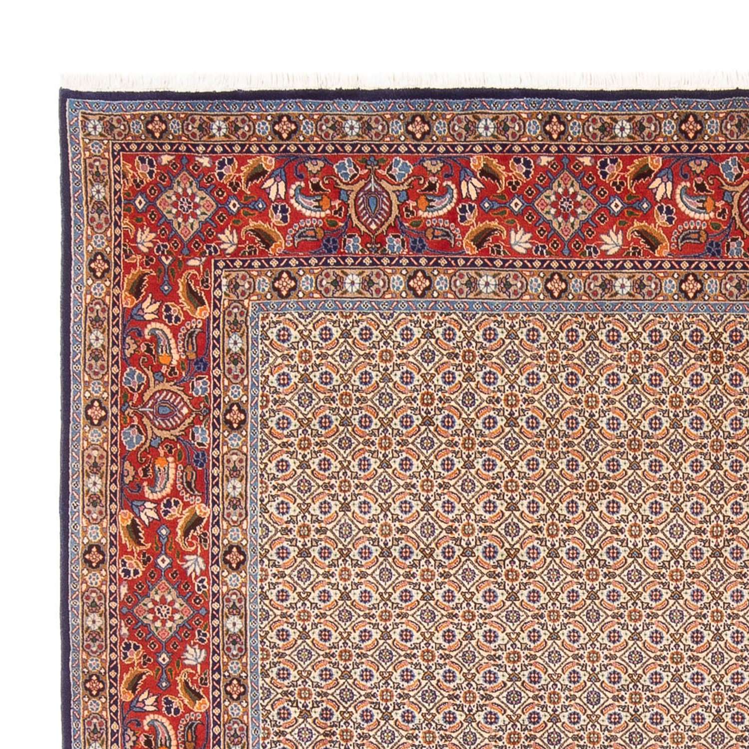 Perský koberec - Klasický čtvercový  - 242 x 247 cm - tmavě béžová