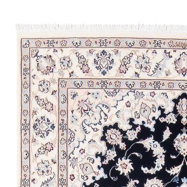 Tapis persan - Nain - Premium - 164 x 108 cm - bleu foncé