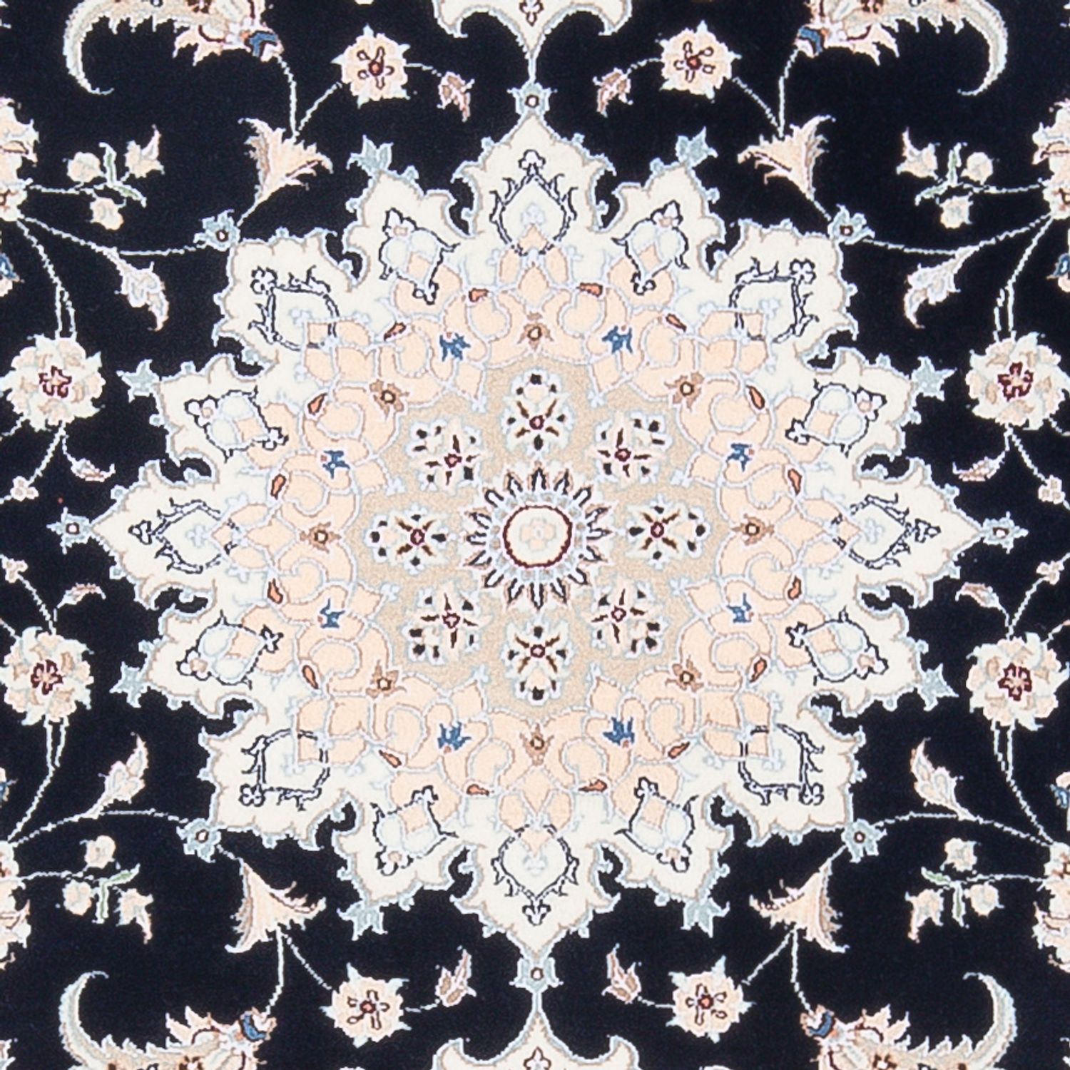 Alfombra Persa - Nain - Prima - 160 x 110 cm - azul oscuro