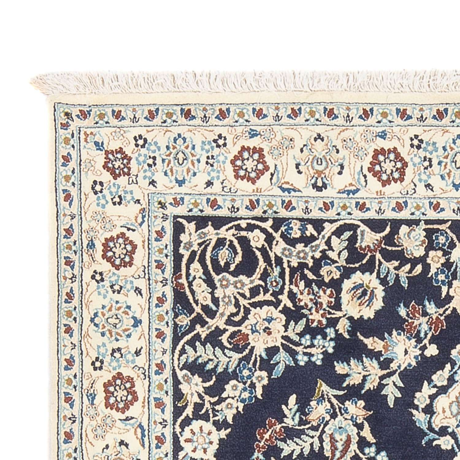 Perský koberec - Nain - Premium - 150 x 102 cm - tmavě modrá