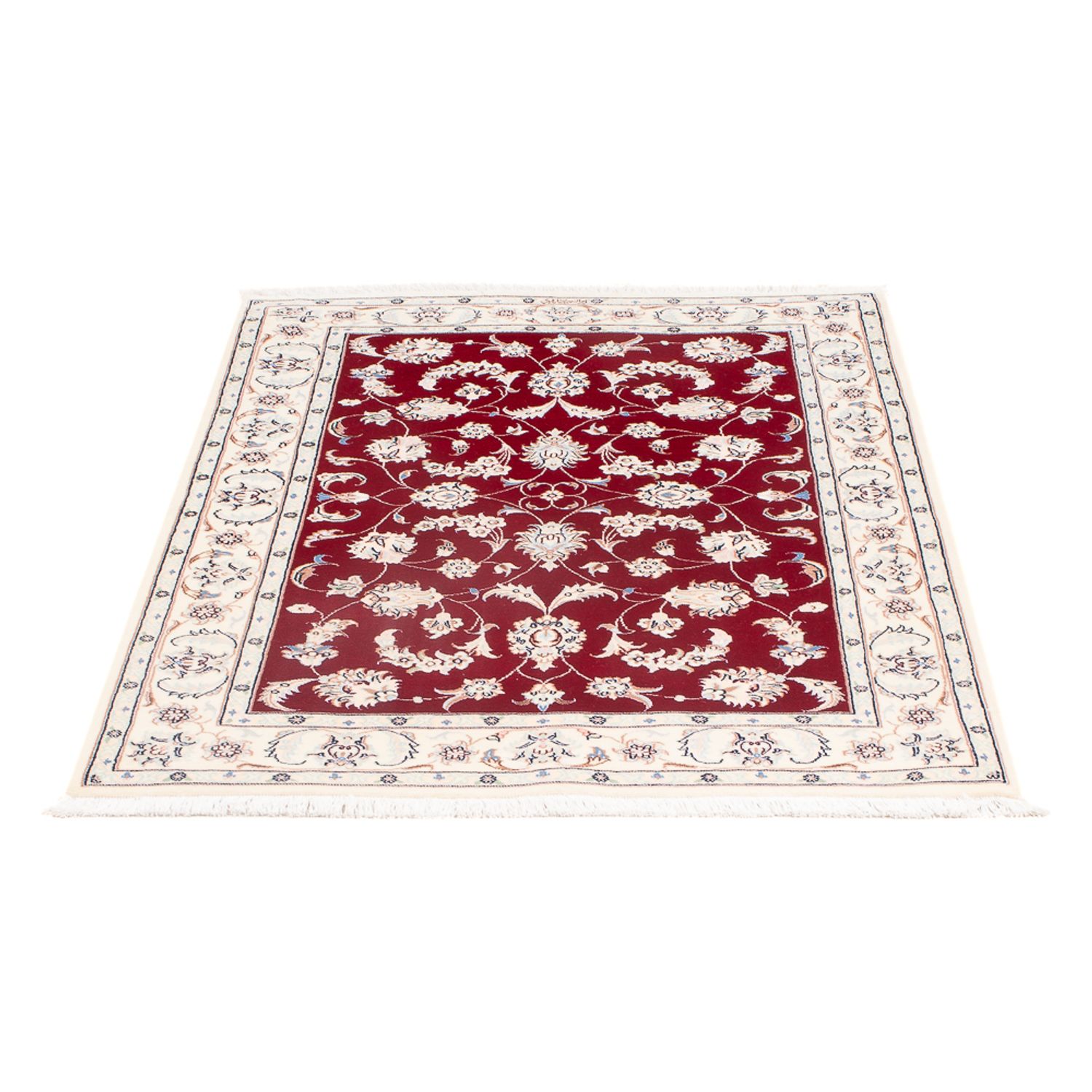 Tapete Persa - Nain - Premium - 126 x 84 cm - vermelho