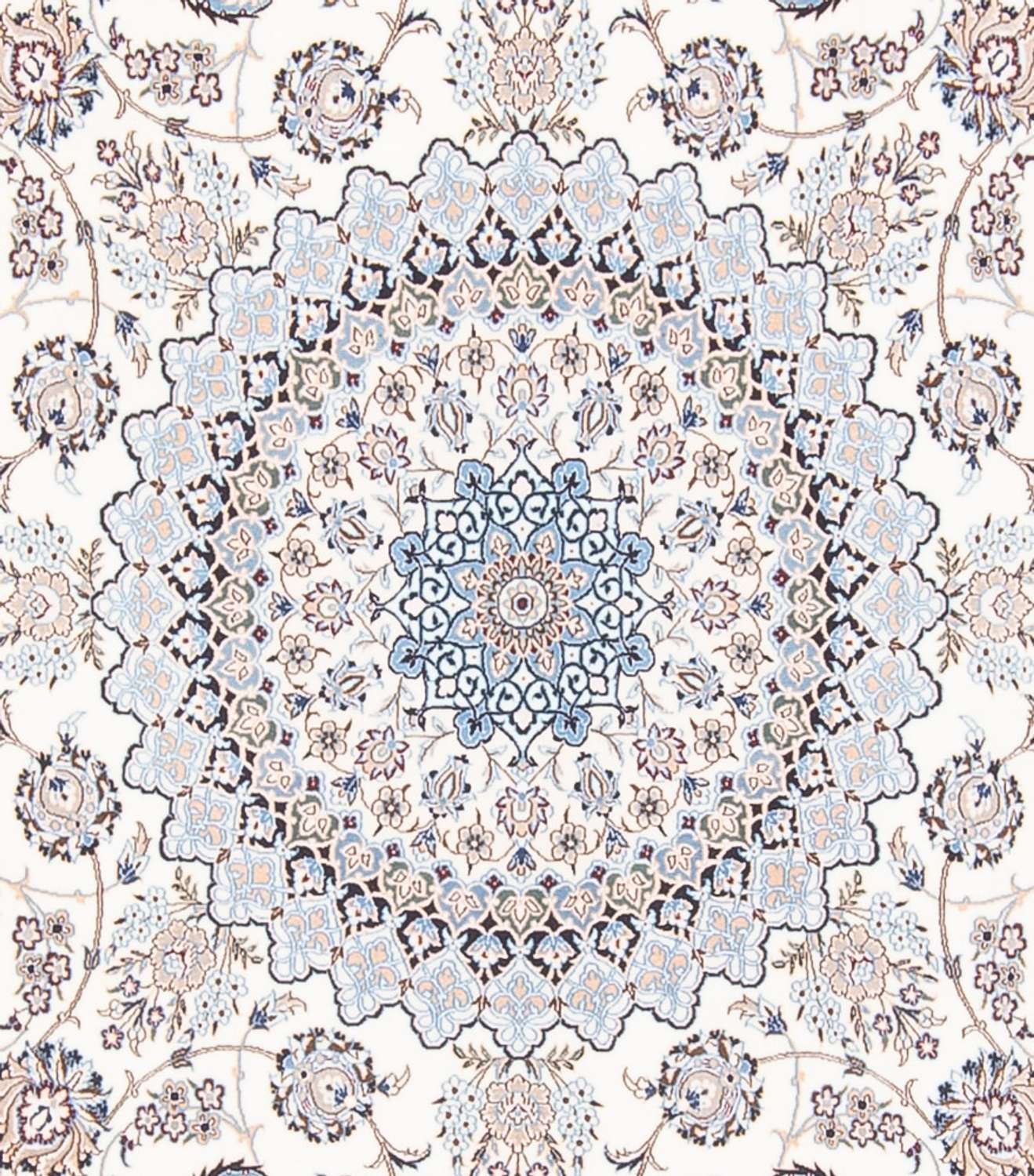 Perský koberec - Nain - Premium - 261 x 247 cm - krémová