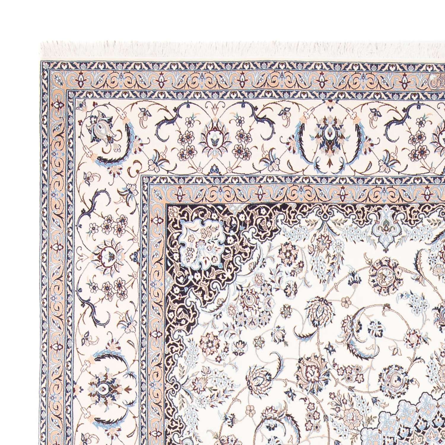 Persisk matta - Nain - Premium - 261 x 247 cm - grädde