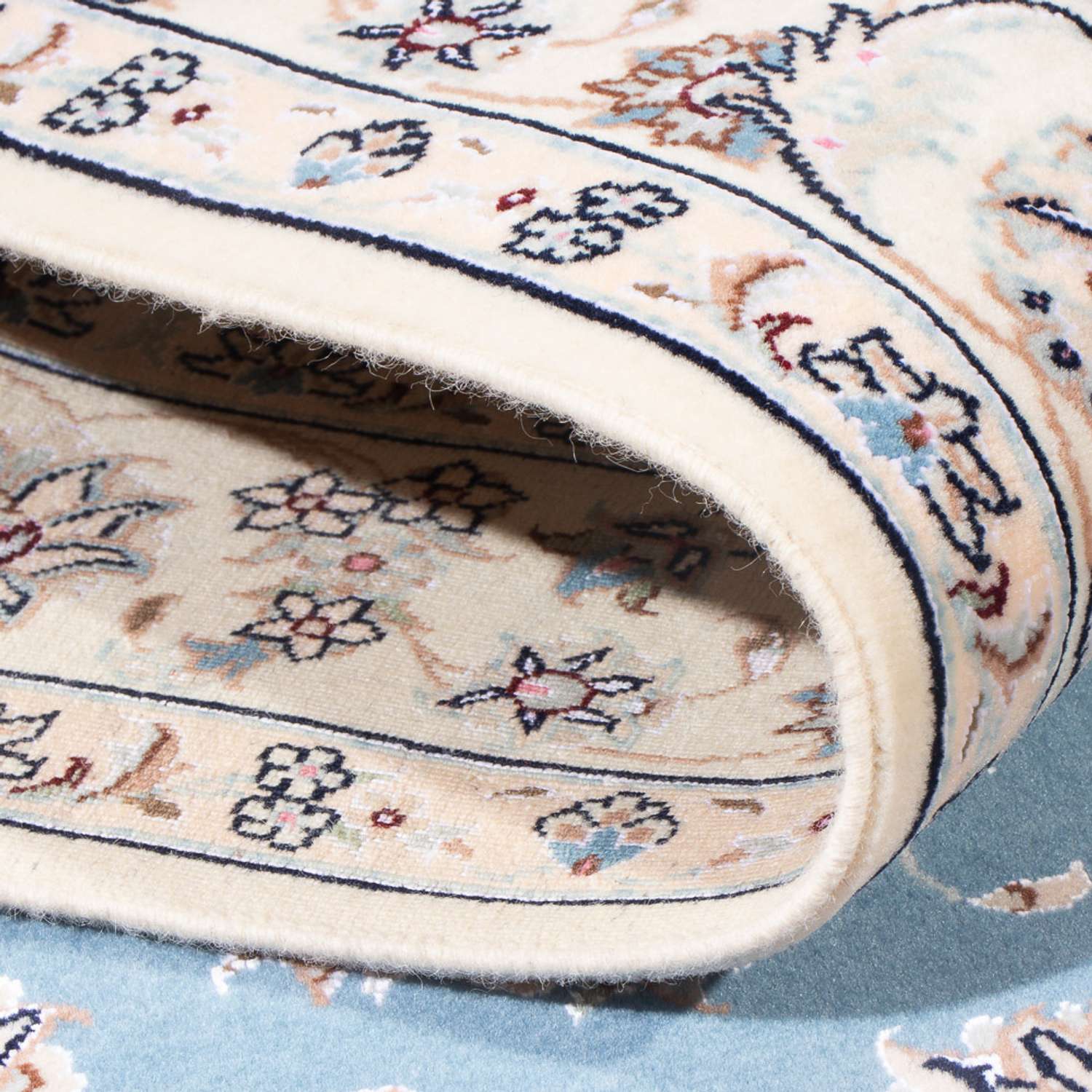 Perský koberec - Nain - Premium - 160 x 108 cm - modrá