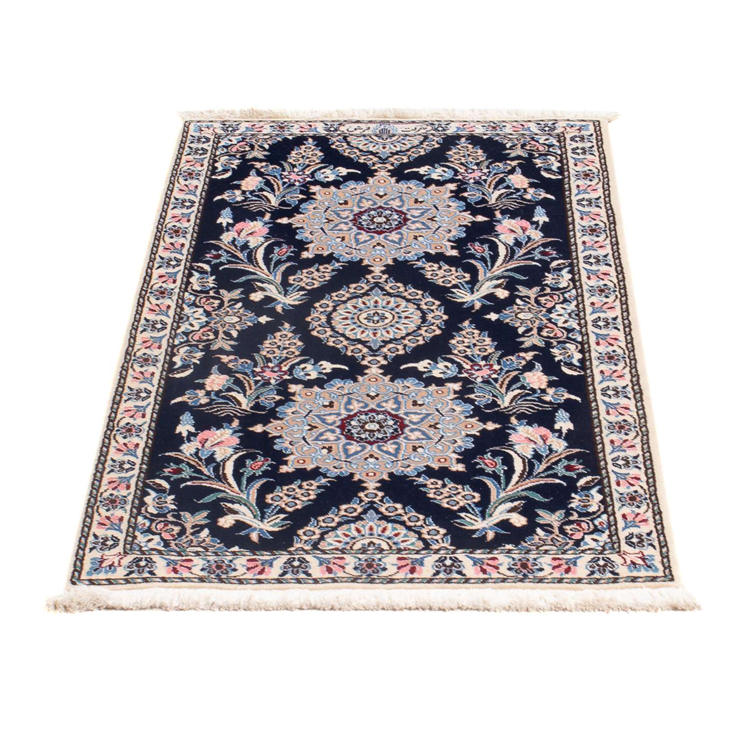 Persisk matta - Nain - Premium - 112 x 57 cm - mörkblå