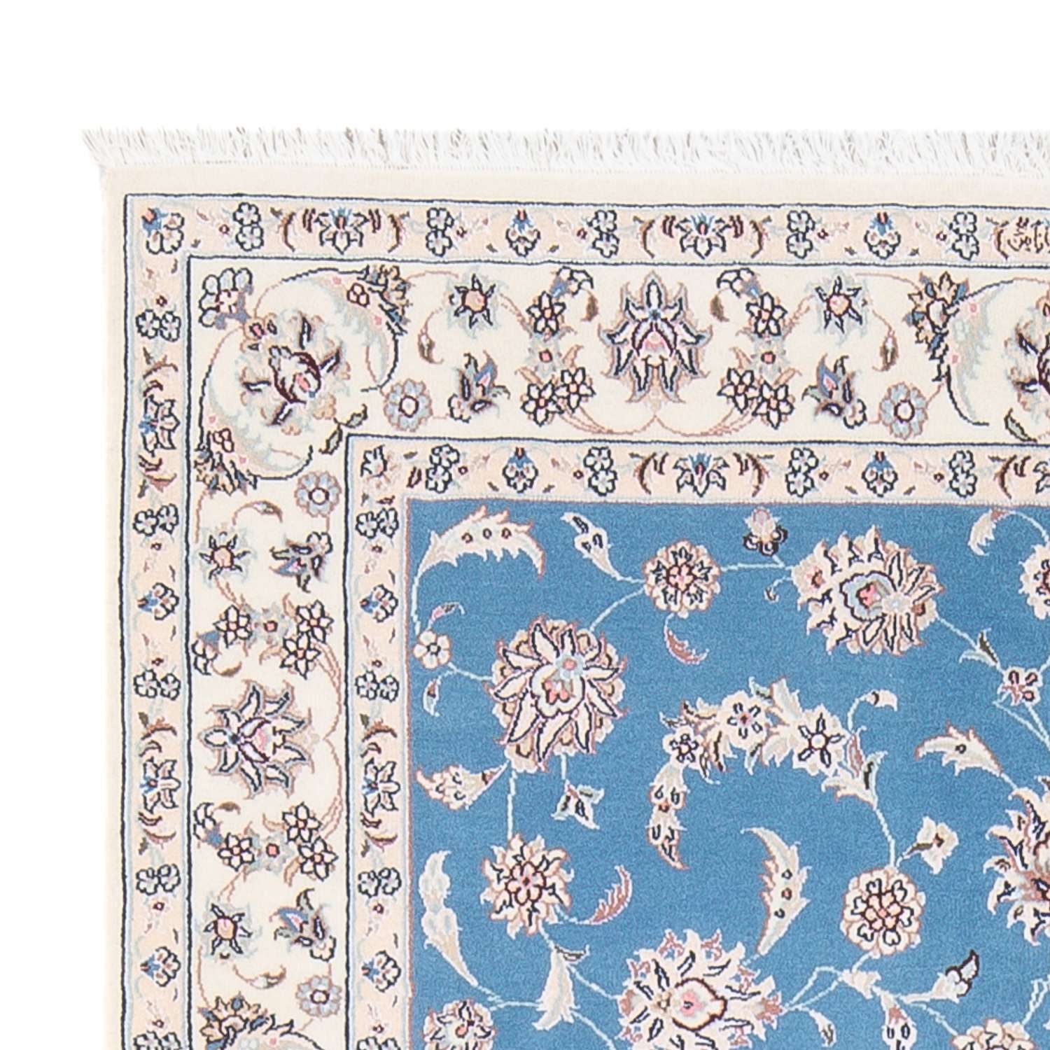 Persisk matta - Nain - Premium - 155 x 110 cm - blå