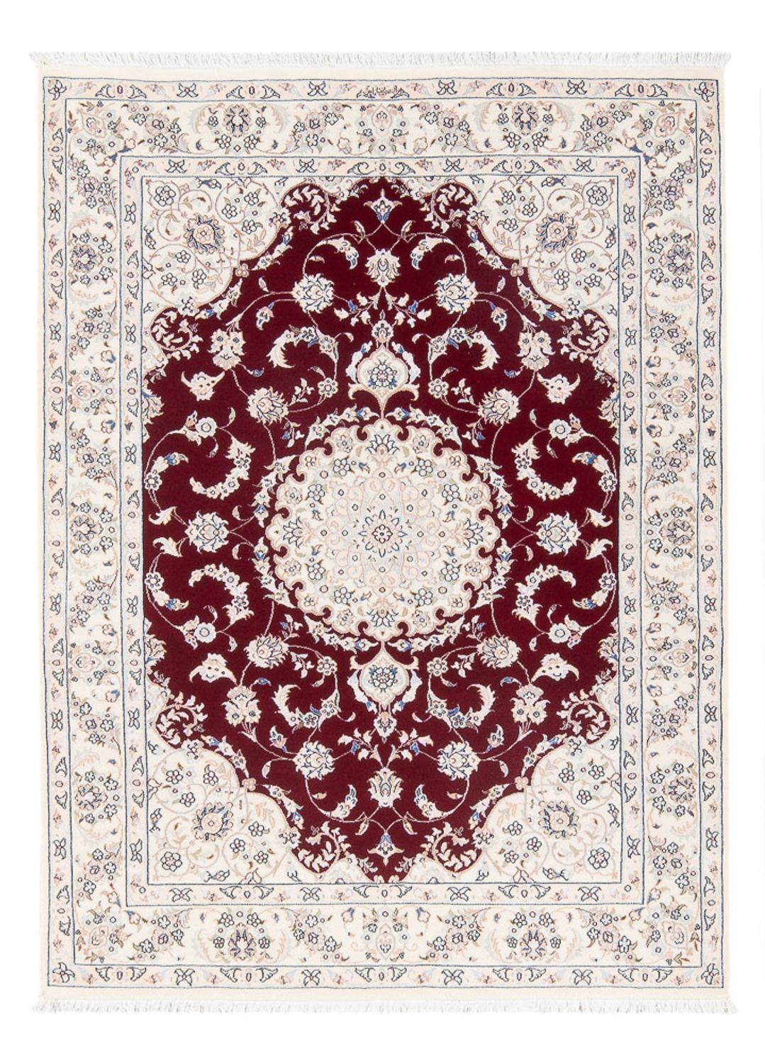 Alfombra Persa - Nain - Prima - 158 x 109 cm - rojo