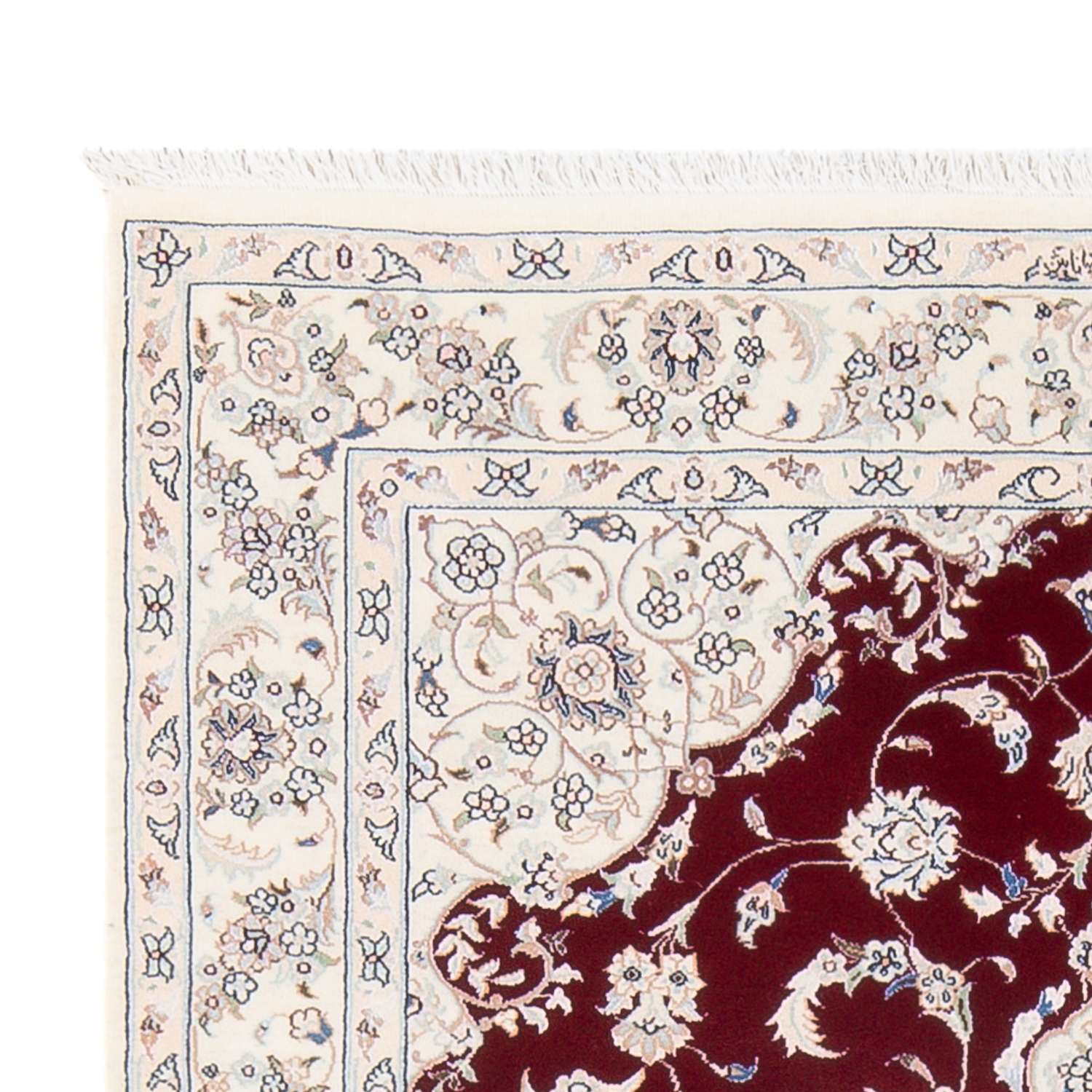Tapis persan - Nain - Premium - 158 x 109 cm - rouge