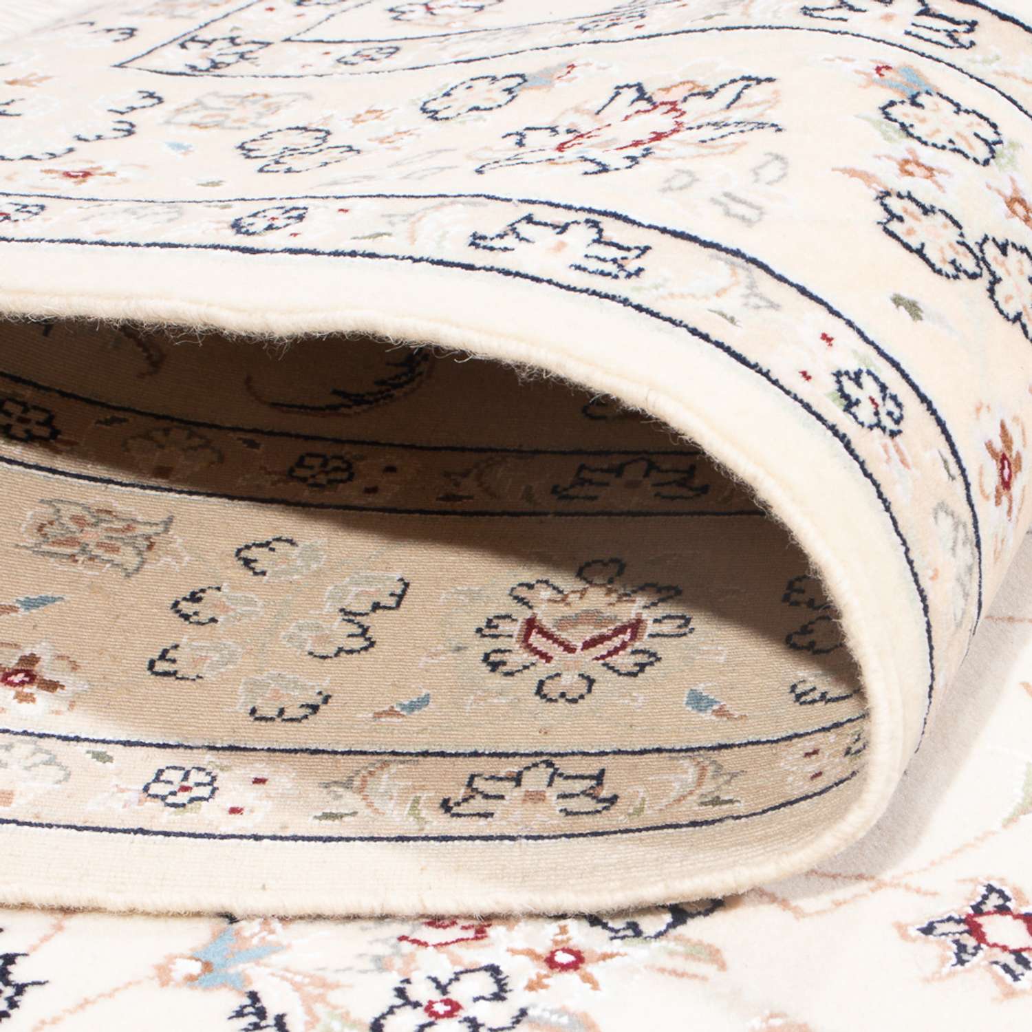 Perský koberec - Nain - Premium - 156 x 109 cm - krémová