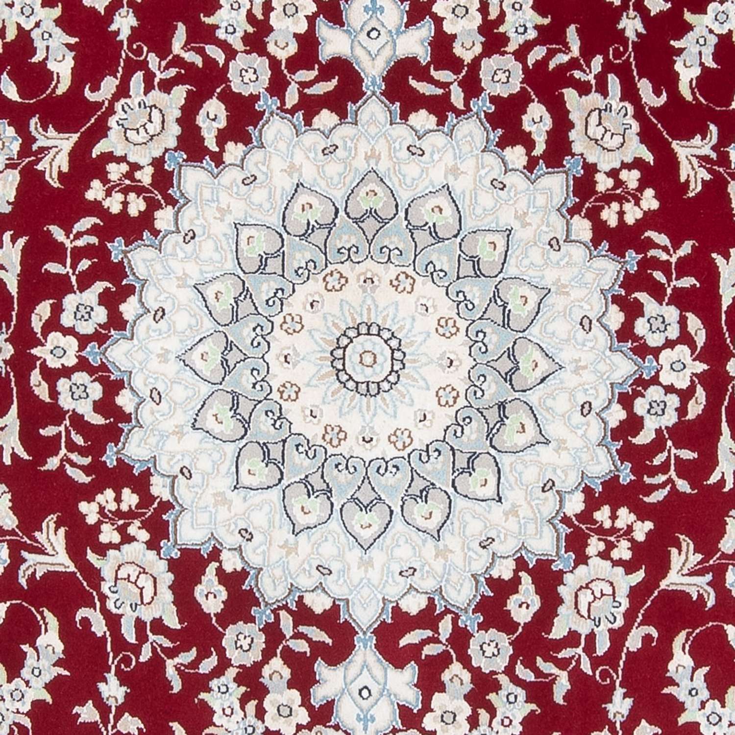 Tapis persan - Nain - Premium - 200 x 146 cm - rouge