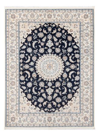 Tapete Persa - Nain - Premium - 202 x 151 cm - azul escuro